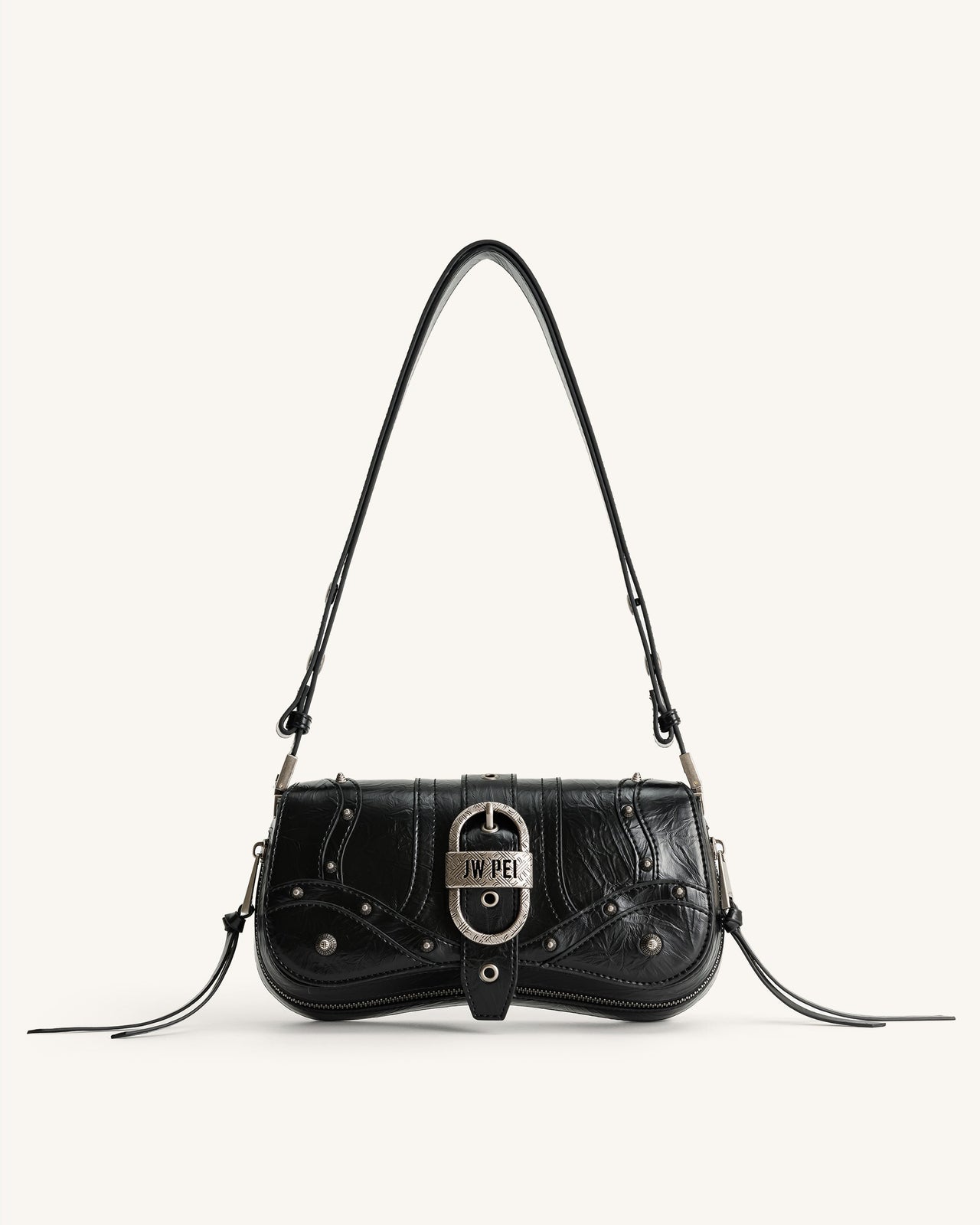 Joy Borsa a Spalla Schiacciata - Nero