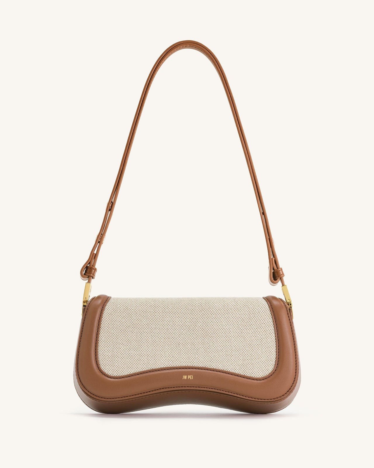 Borsa a tracolla Joy - Tela marrone