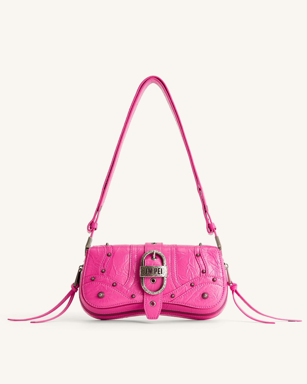 Joy Borsa a Spalla Schiacciata - Rosa Brillante