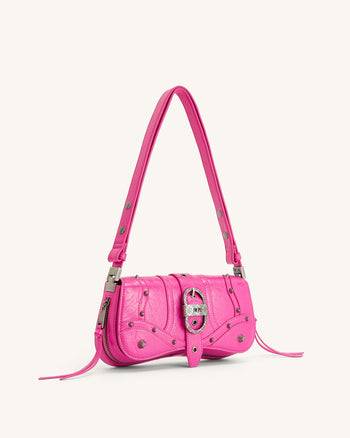 Joy Borsa a Spalla Schiacciata - Rosa Brillante