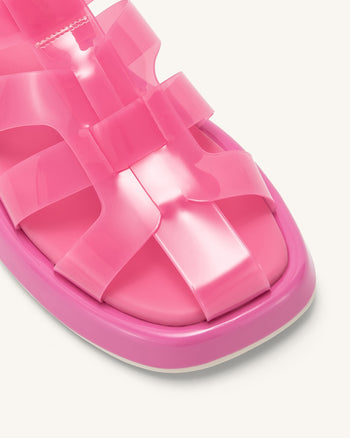 Piper - Sandalo con Plateau - Rosa