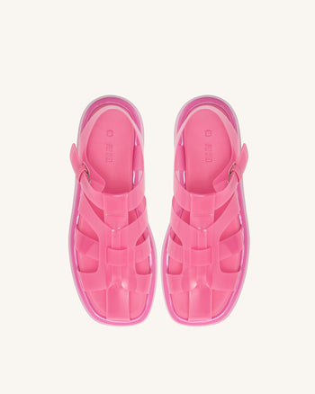 Piper - Sandalo con Plateau - Rosa