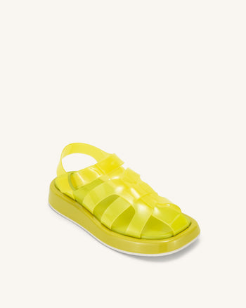 Piper - Sandalo con Plateau - Giallo