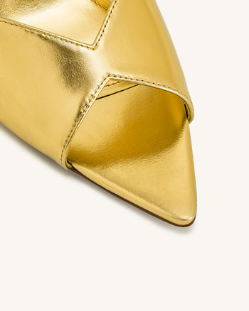 Ellie Mule Con Tacco Sfera - Oro
