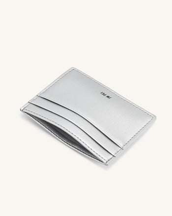 Porta carte metallico - Argento