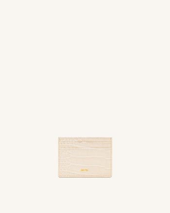 Portacarta- Ivory Cocco