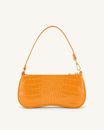 JW PEI Borsa a Tracolla Eva da Donna - Croc Giallo Albicocca
