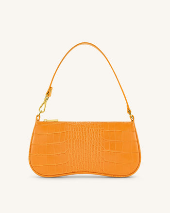 JW PEI Borsa a Tracolla Eva da Donna - Croc Giallo Albicocca