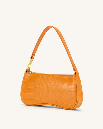 JW PEI Borsa a Tracolla Eva da Donna - Croc Giallo Albicocca
