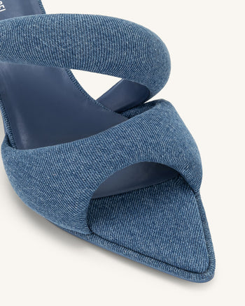 JW PEI Donna Sara Mule Denim - Blu