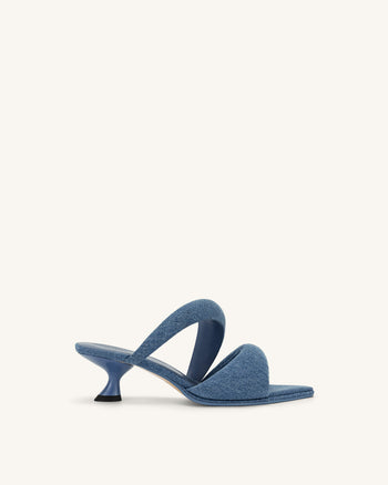 JW PEI Donna Sara Mule Denim - Blu
