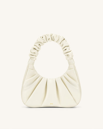 Gabbi Borsa Hobo Arricciata - Bianco