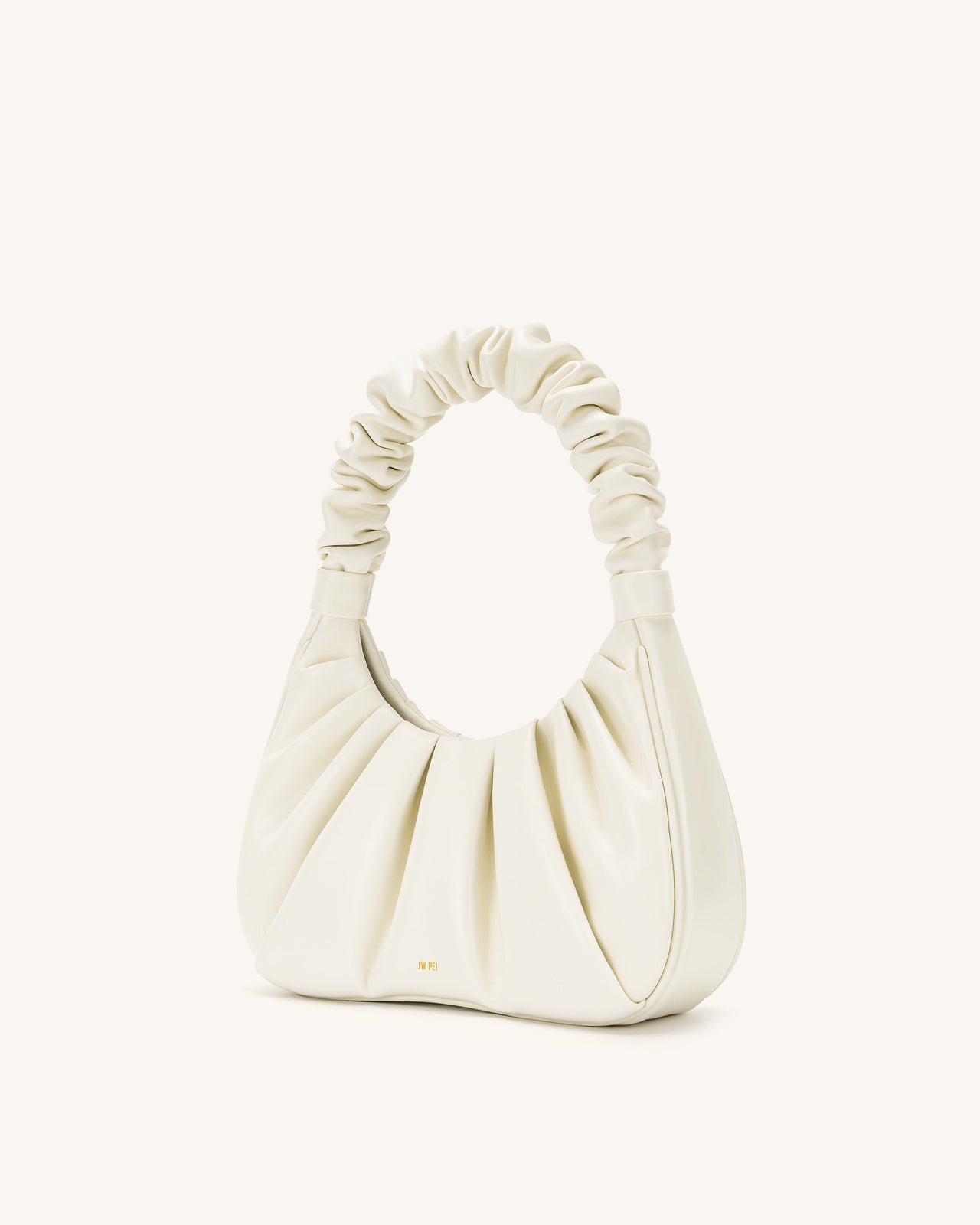 Gabbi Borsa Hobo Arricciata - Bianco