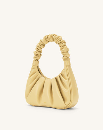 JW PEI Borsa a Mano Gabbi Increspata da Donna - Burro