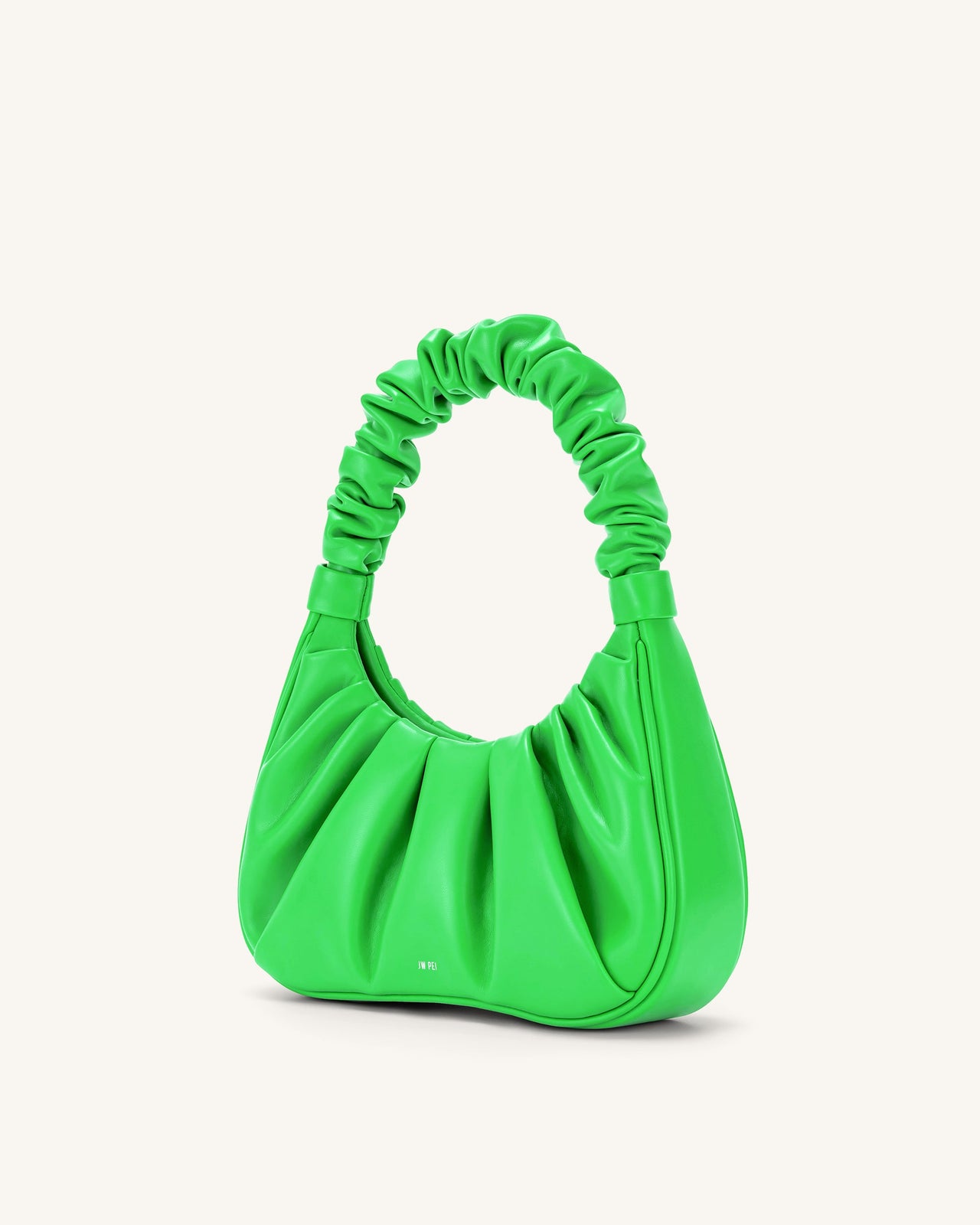 JW PEI Borsa a Mano Gabbi Increspata da Donna - Verde Neon