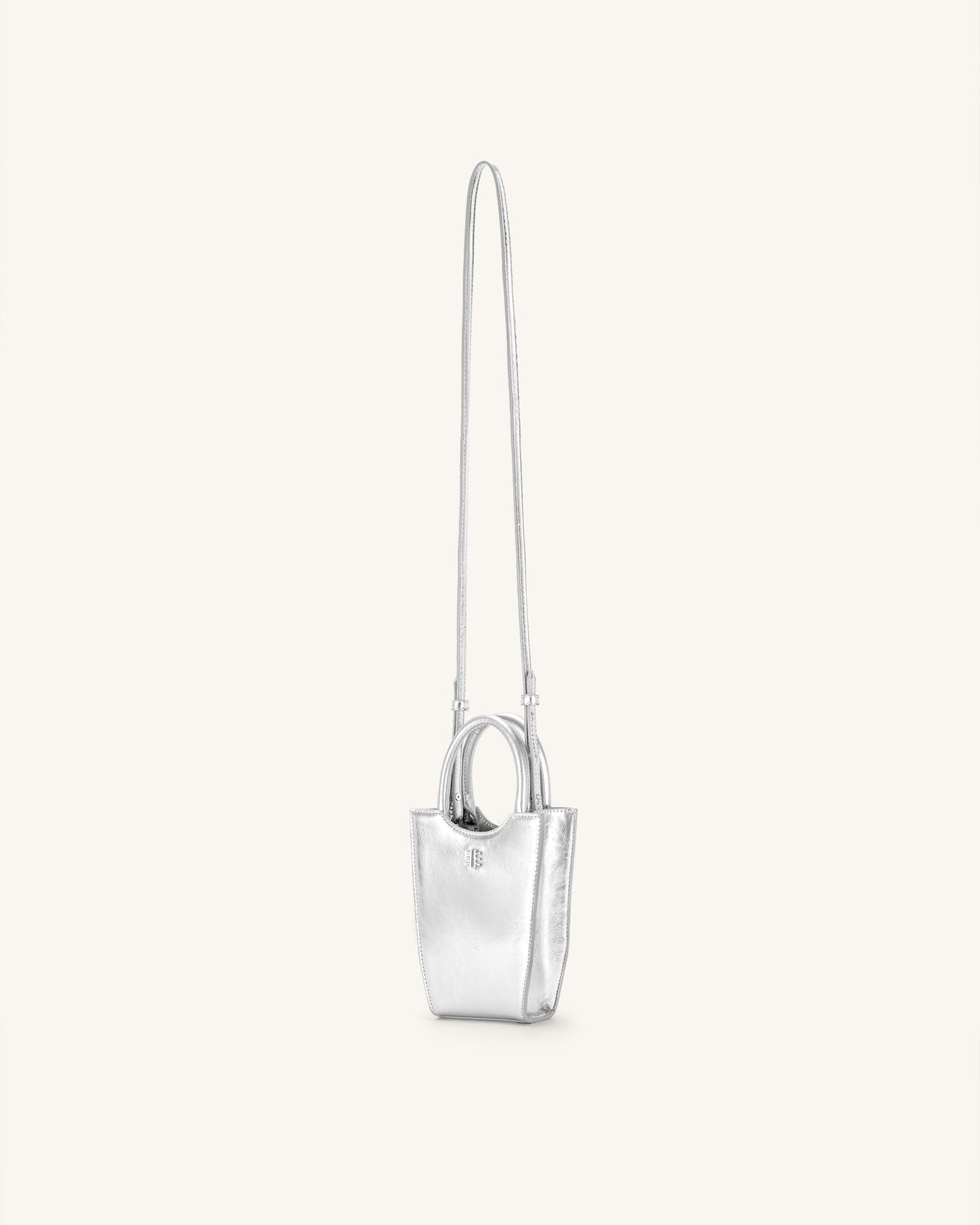 JW PEI Borsa Porta Telefono FEI metallizzata Donna - Argento