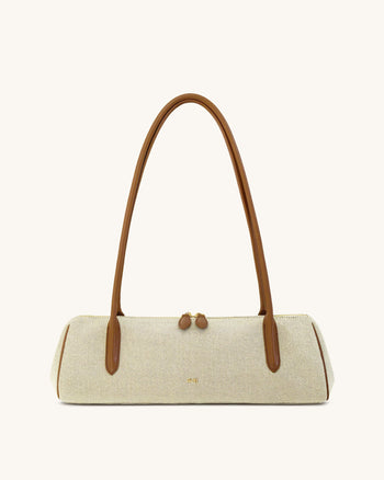 Nova Borsa a Spalla - Tela Marrone