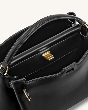 Carmen Borsa con Manico Superiore - Nero