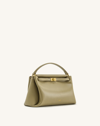 Carmen Borsa con Manico Superiore - Verde