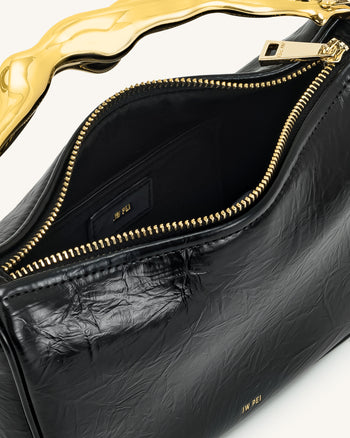 Jenny Borsa con manico a forma umana - Nero