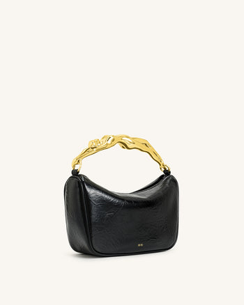Jenny Borsa con manico a forma umana - Nero