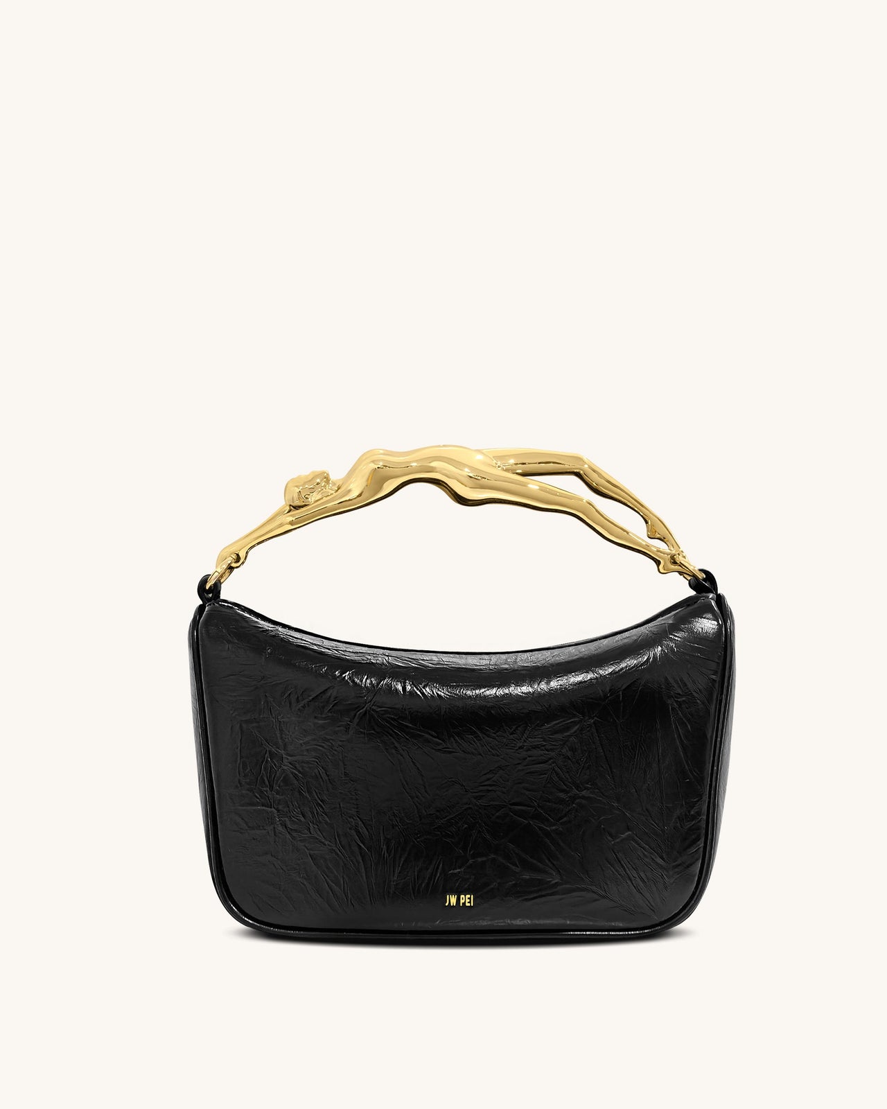 Jenny Borsa con manico a forma umana - Nero