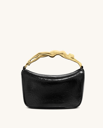 Jenny Borsa con manico a forma umana - Nero