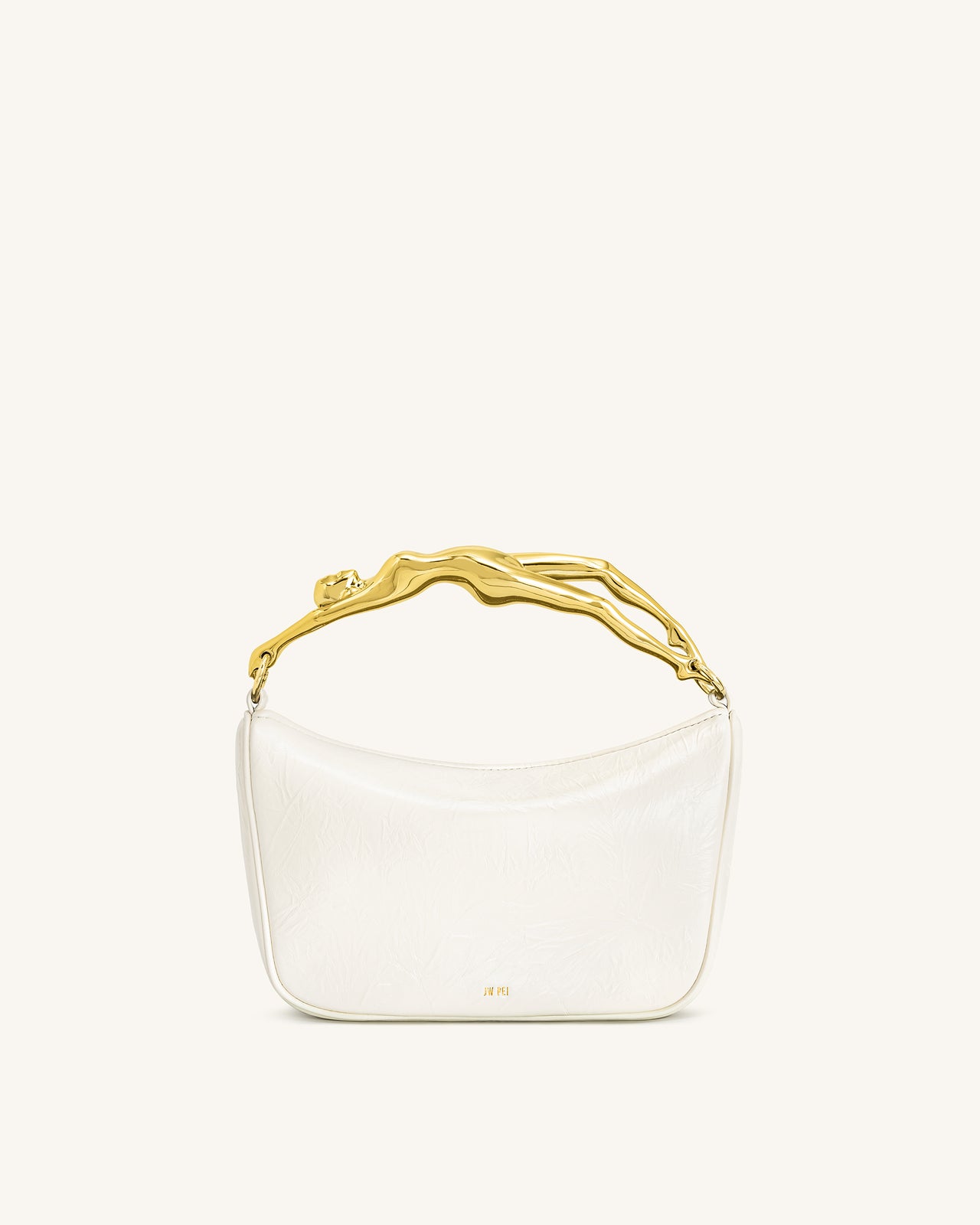 Jenny Borsa con manico a forma umana - Bianco
