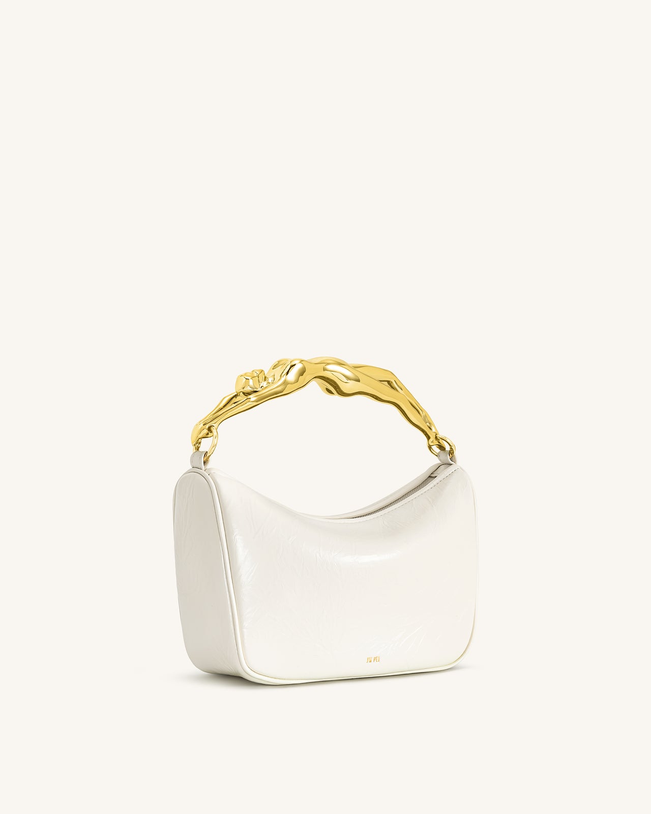 Jenny Borsa con manico a forma umana - Bianco