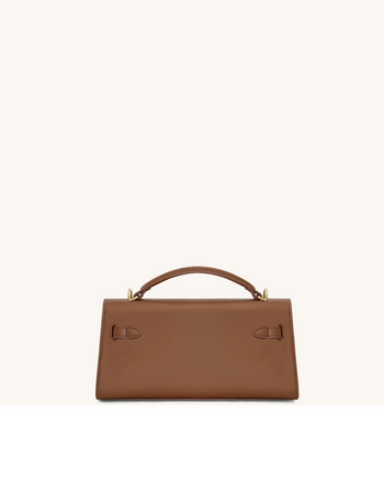 Noor Borsa con Manico Superiore - Marrone