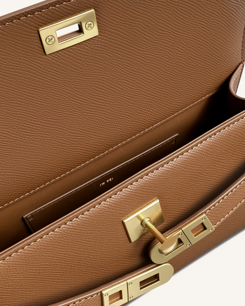 Noor Borsa con Manico Superiore - Marrone