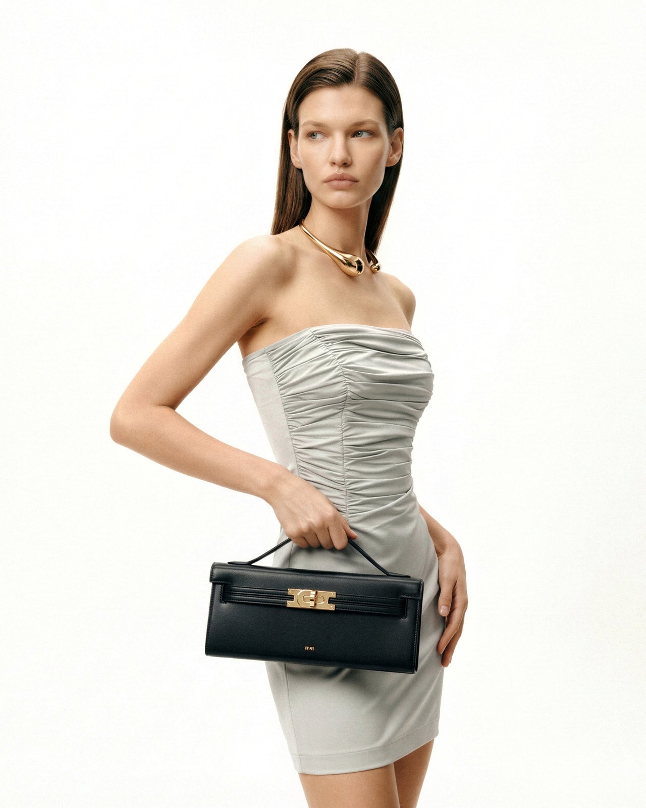 Bria Borsa Rigida Con Manico Superiore - Nero