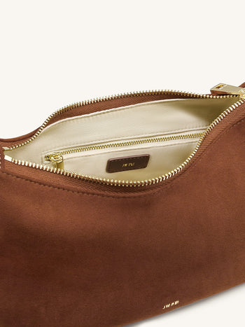 Cleo Borsa con Manico Superiore a Forma di Scatola - Bianco Croc