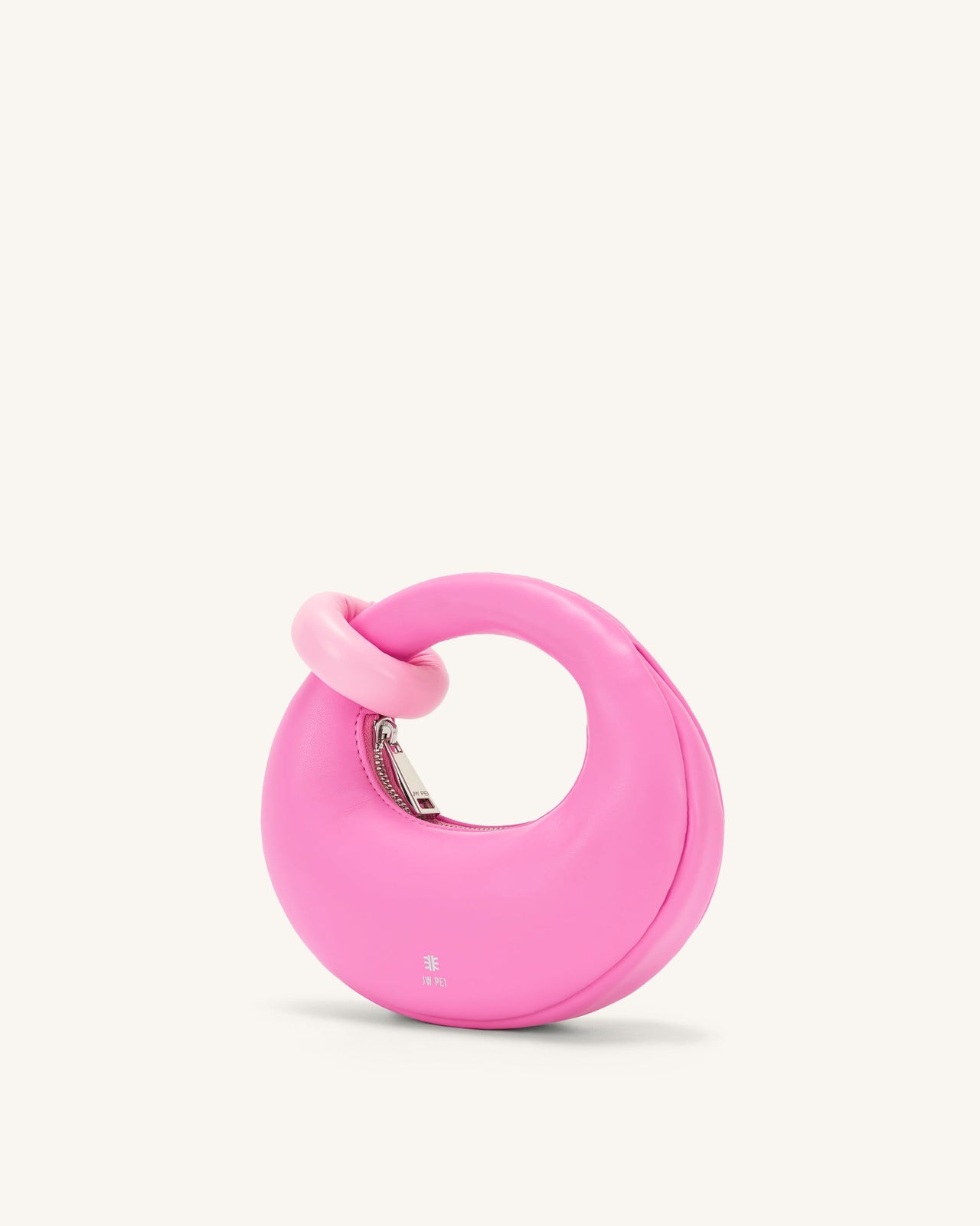 JW PEI Borsa Abacus Mini da Donna con Manico Superiore - Rosa