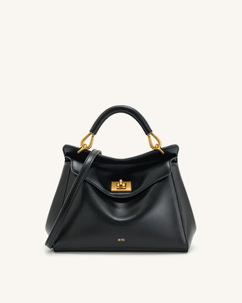 Lucia Borsa Con Manico Superiore Classica - Nero