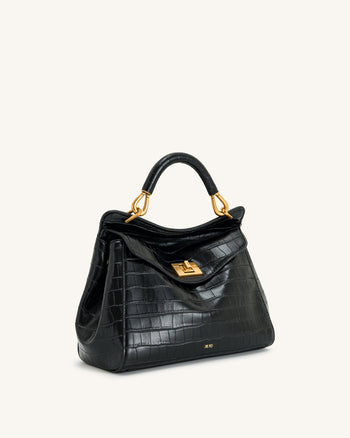 Lucia Borsa Classica Con Manico Superiore - Marrone Scuro - JW PEI Lucia Borsa Classica Con Manico Superiore - Marrone Scuro - JW PEI