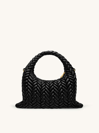 Cora Borsa per trapuntatura con manici - Nero