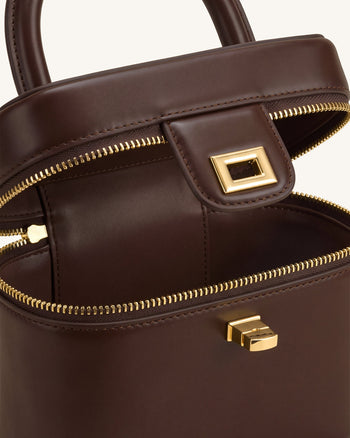 Cosima Beauty case - Marrone cioccolato