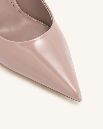 Thalina Décolleté in Vernice - Rosa Cipria