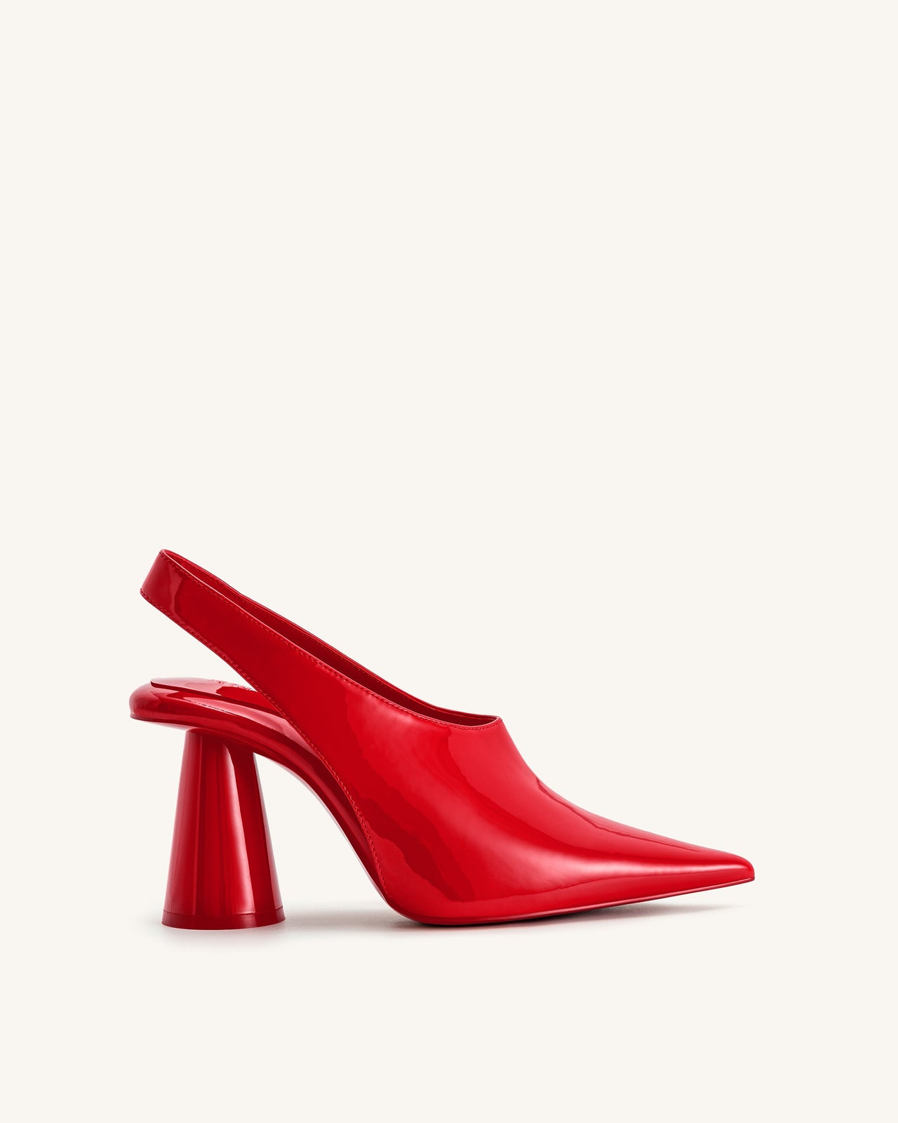 Vivovr Décolleté con Tacco Alto - Rosso