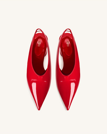 Vivovr Décolleté con Tacco Alto - Rosso