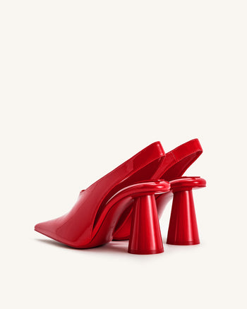 Vivovr Décolleté con Tacco Alto - Rosso
