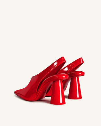 Vivovr Décolleté con Tacco Alto - Rosso