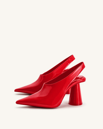 Vivovr Décolleté con Tacco Alto - Rosso
