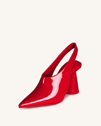 Vivovr Décolleté con Tacco Alto - Rosso