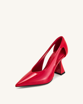 Alessia Décolleté con Tacco Alto - Rosso