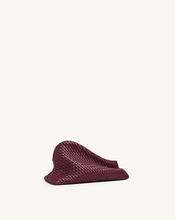 Harlee Pochette intrecciata - Borgogna