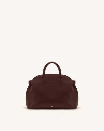 Arden Borsa con manico superiore curvo - Marrone scuro