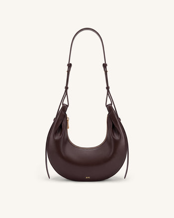 Sharon Borsa a tracolla Crescent - Marrone scuro