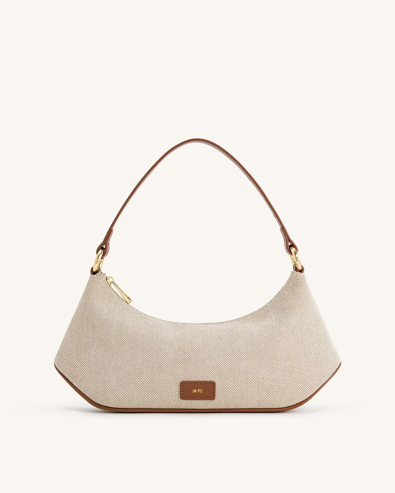 Borsa a tracolla Lily - Tela Marrone